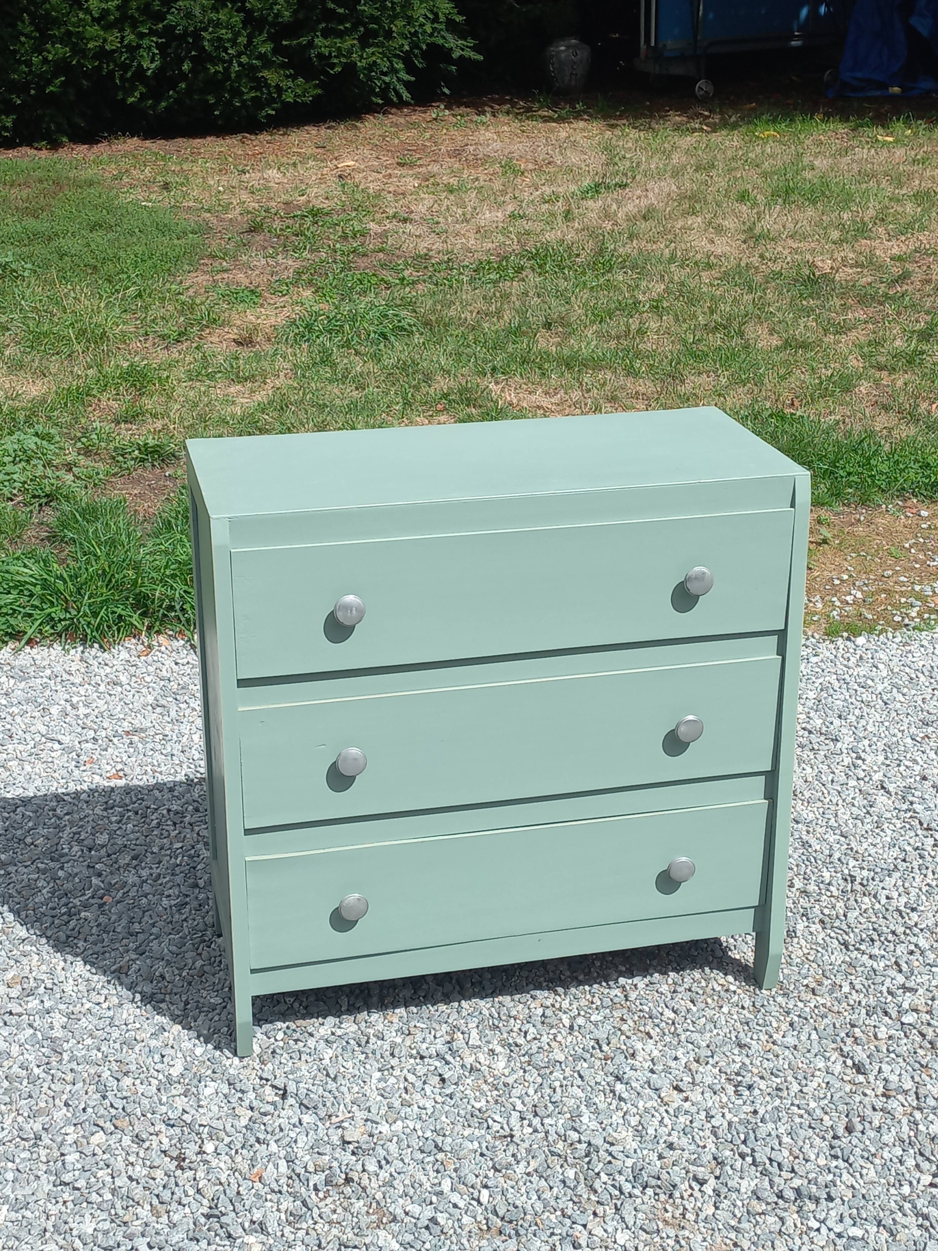 Commode en bois peint, années 50