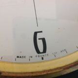 Flash Transistor/ vintage 50-60s black formica clock