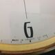Flash Transistor/ vintage 50-60s black formica clock