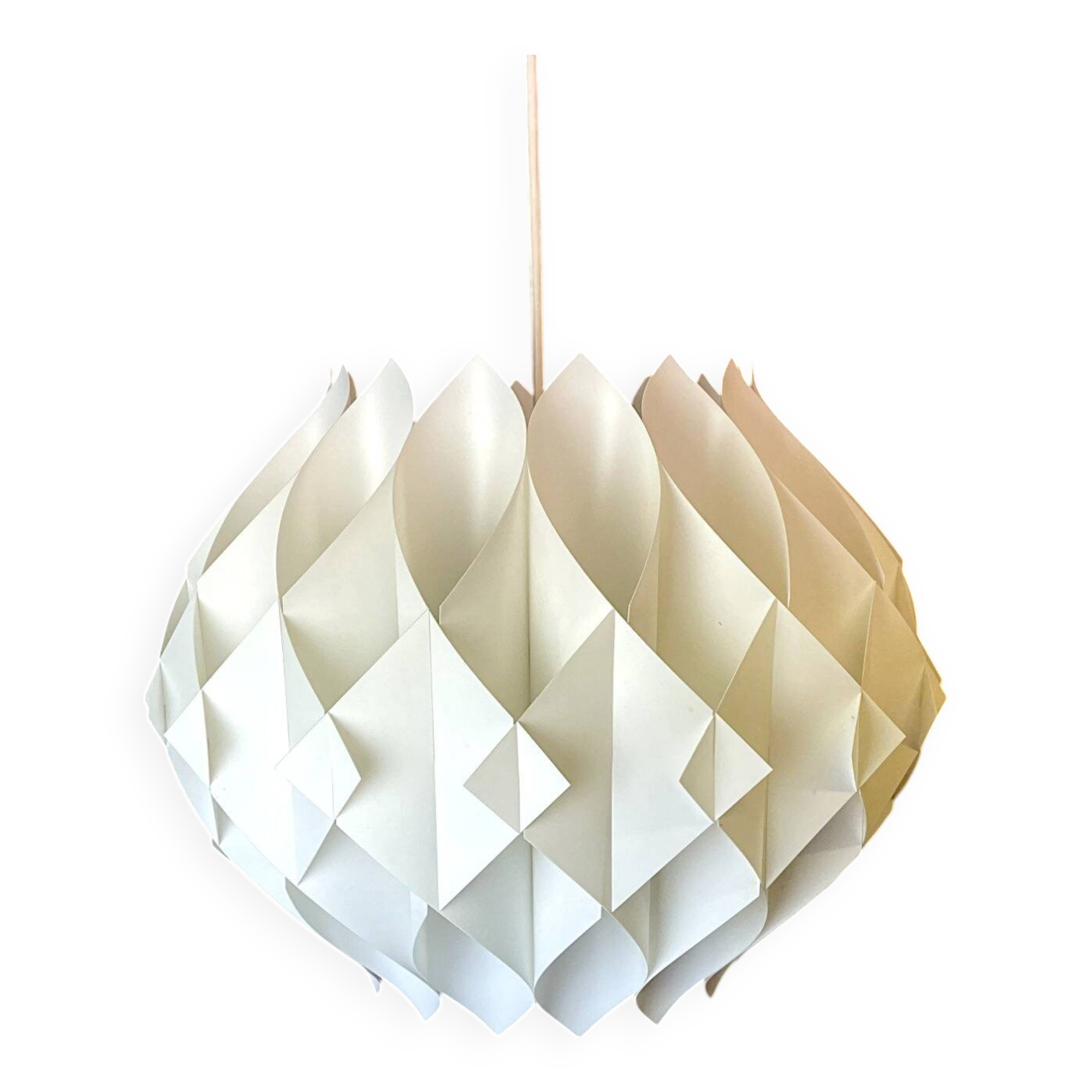 Lampe à suspension White Butterfly de Lars Schioler pour Hoyrup