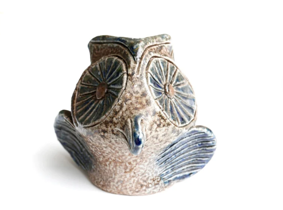 Ceramic owl by Jean Claude Monange, 50s