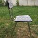 Duo of chairs formica patterns flowers graffiti