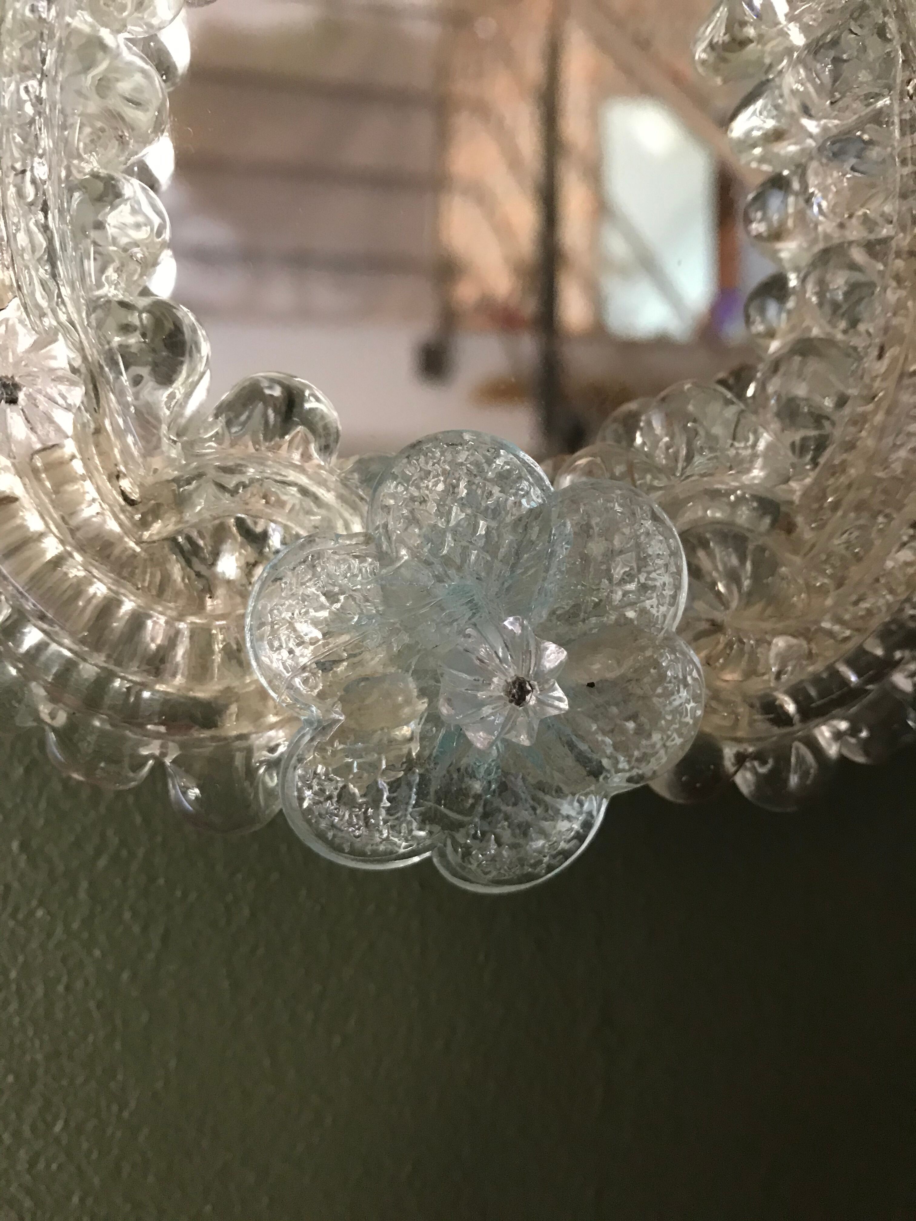 Wall mirror murano style