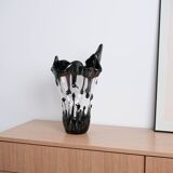 Murano glass vase, Italian design, 1960s, manufactured in Italy