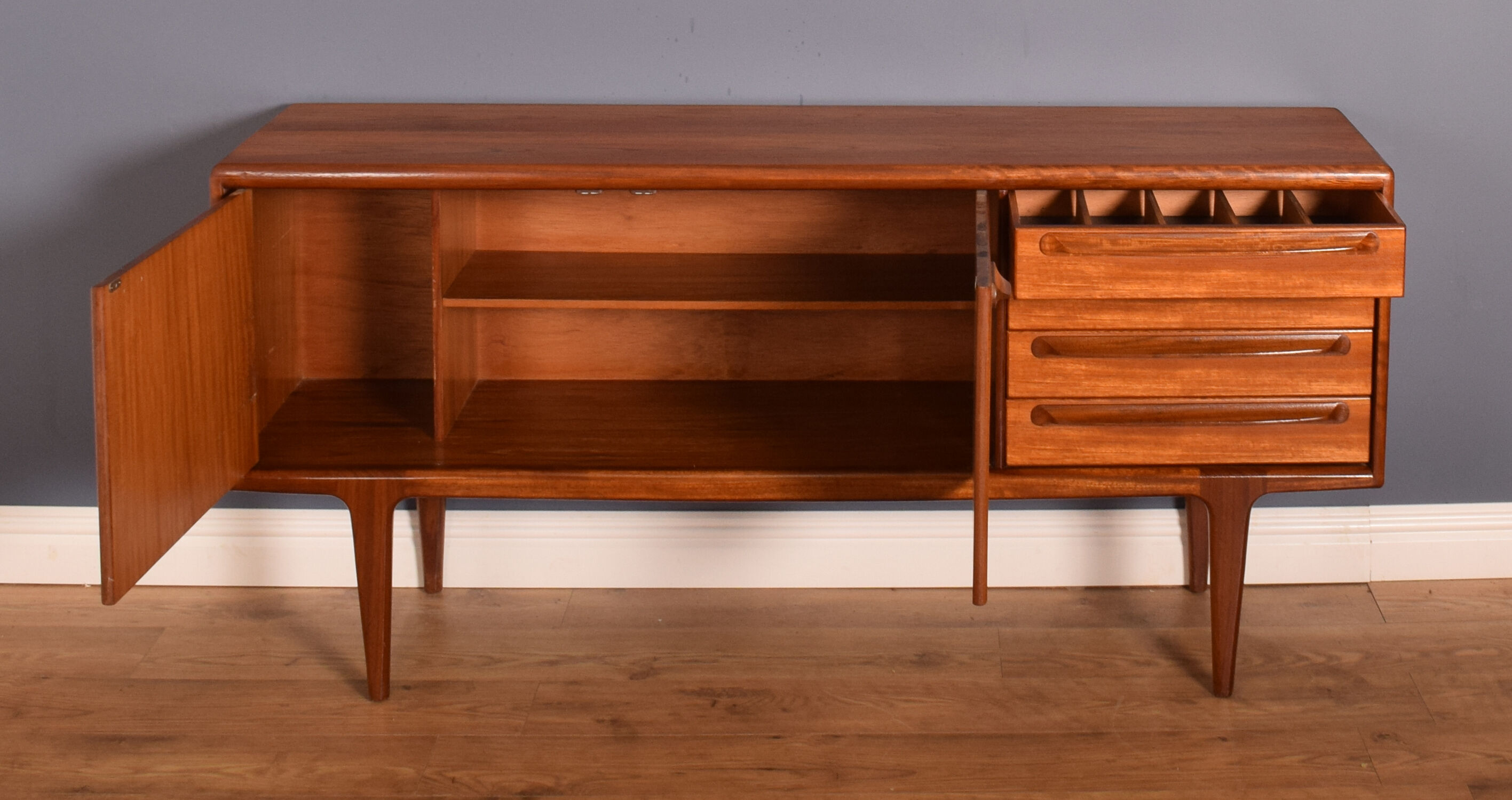 Restored Teak Retro 1960s Short Younger Sequence Sideboard