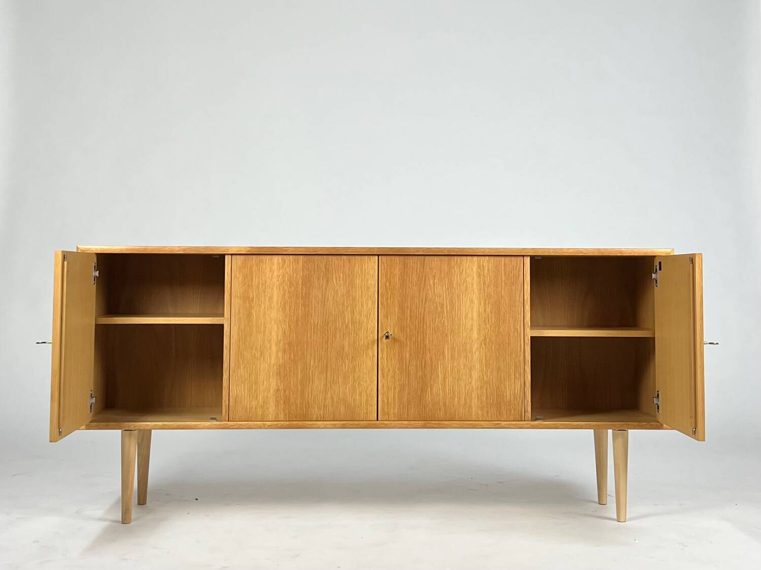 Vintage sideboard chest hallway cabinet oak WK Möbel 60s 70s