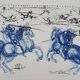 Salvador Dali: The Blue Riders, original signed etching