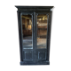 Old black wood showcase