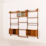 Ergo three bay wall unit by John Texmon, Norway 1960s.