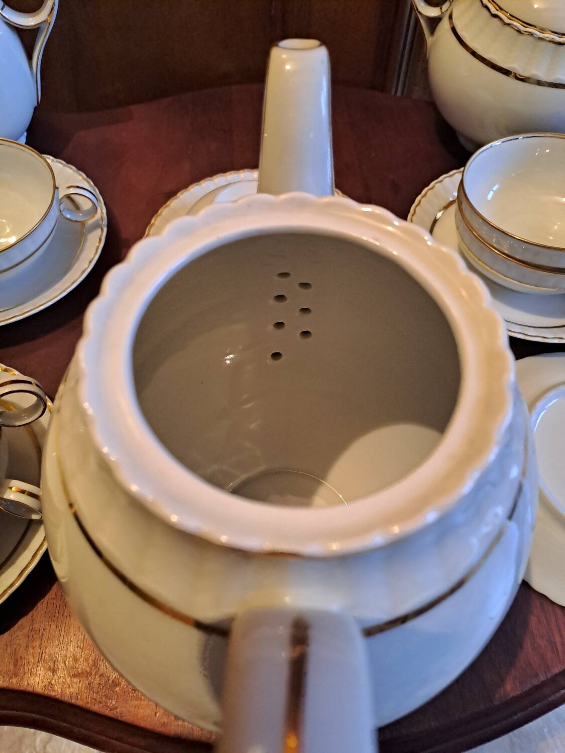 Bernardaud Limoges porcelain tea set