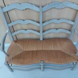 Double straw armchair