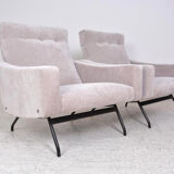 Pair of armchairs model "Galion" designed by Gilbert Steiner, published by Steiner, 1955