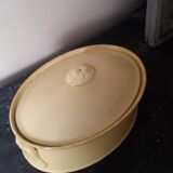 Bowl oval earthenware Sarreguemines XIX