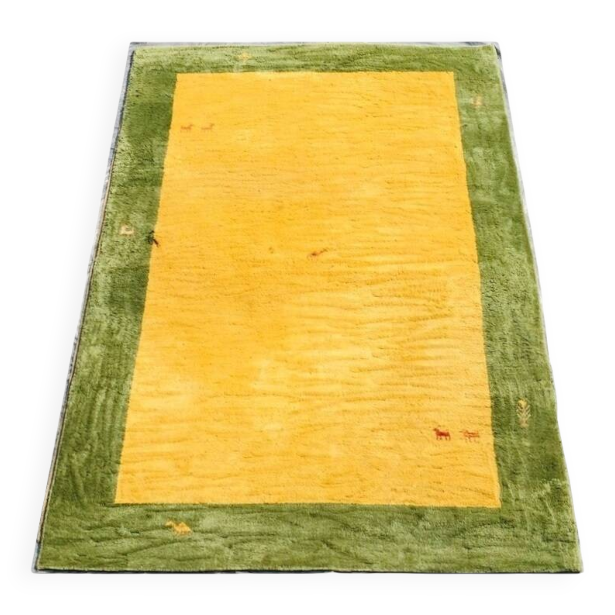 Large contemporary Oriental Gabbeh rug (306 x 207)