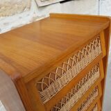 Old chest of drawer feet compass vintage 6 drawers