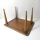 table basse d'appoint en bois pieds compas Design années 1950/60