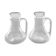 Pair of glass jugs