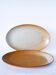 Pair of large oval dishes in stoneware, 1970