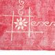 7x10 pale red large turkish rug, 203x310cm