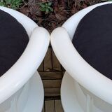 Pair of Popptorp armchairs designed by K. & M. Hagberg for Ikea 1990