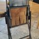 Chaise pliante de campagne vintage