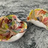 Pair of vintage Murano glass pocket trays