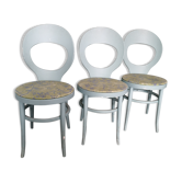 3 Bauman model bistro chairs seagull
