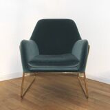 Pair of designer armchairs, Made