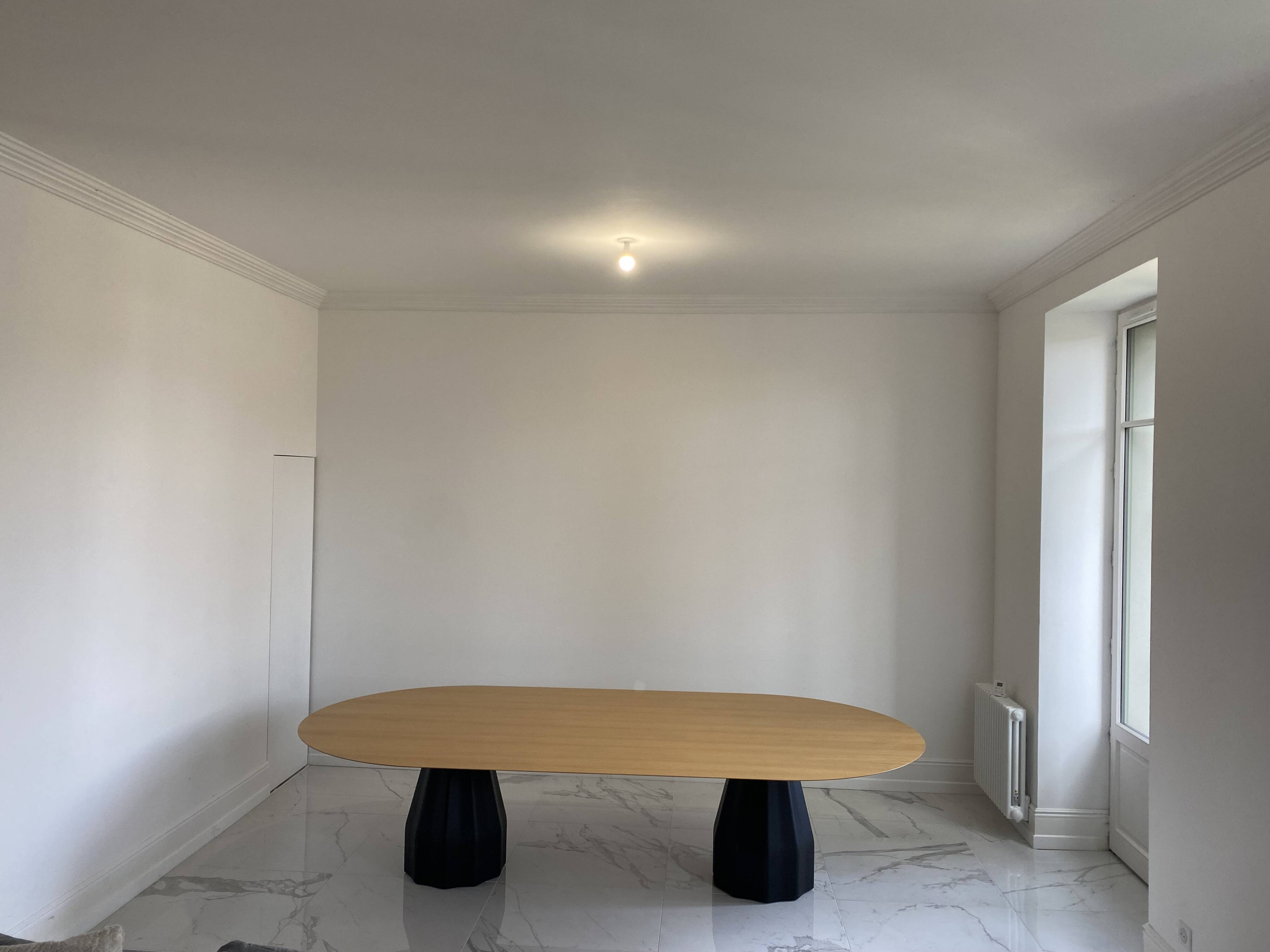 Table burin viccarbe - patricia urquiola - 150 x 300