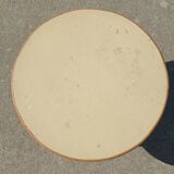 Rattan coffee table with oval top
