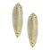 Venetian Gold Graniglia Leaf Murano Glass Wall Sconces – Set of Two