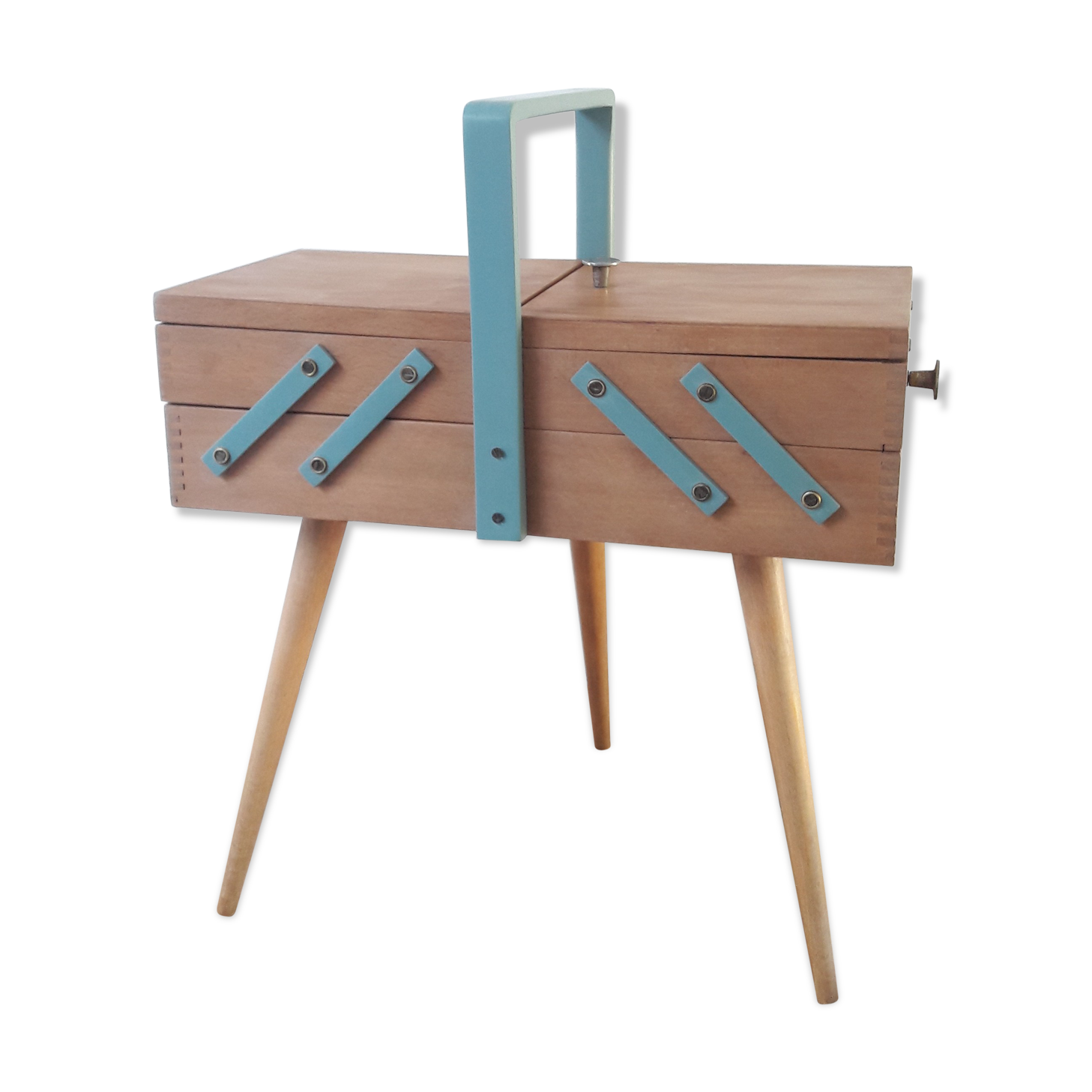 Worker tripod feet compass