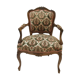 Louis xv style armchair in walnut