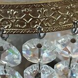 Pair of brass sconces and tassels