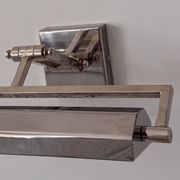 Pair of adjustable vintage wall lights in chrome, France, 1970.