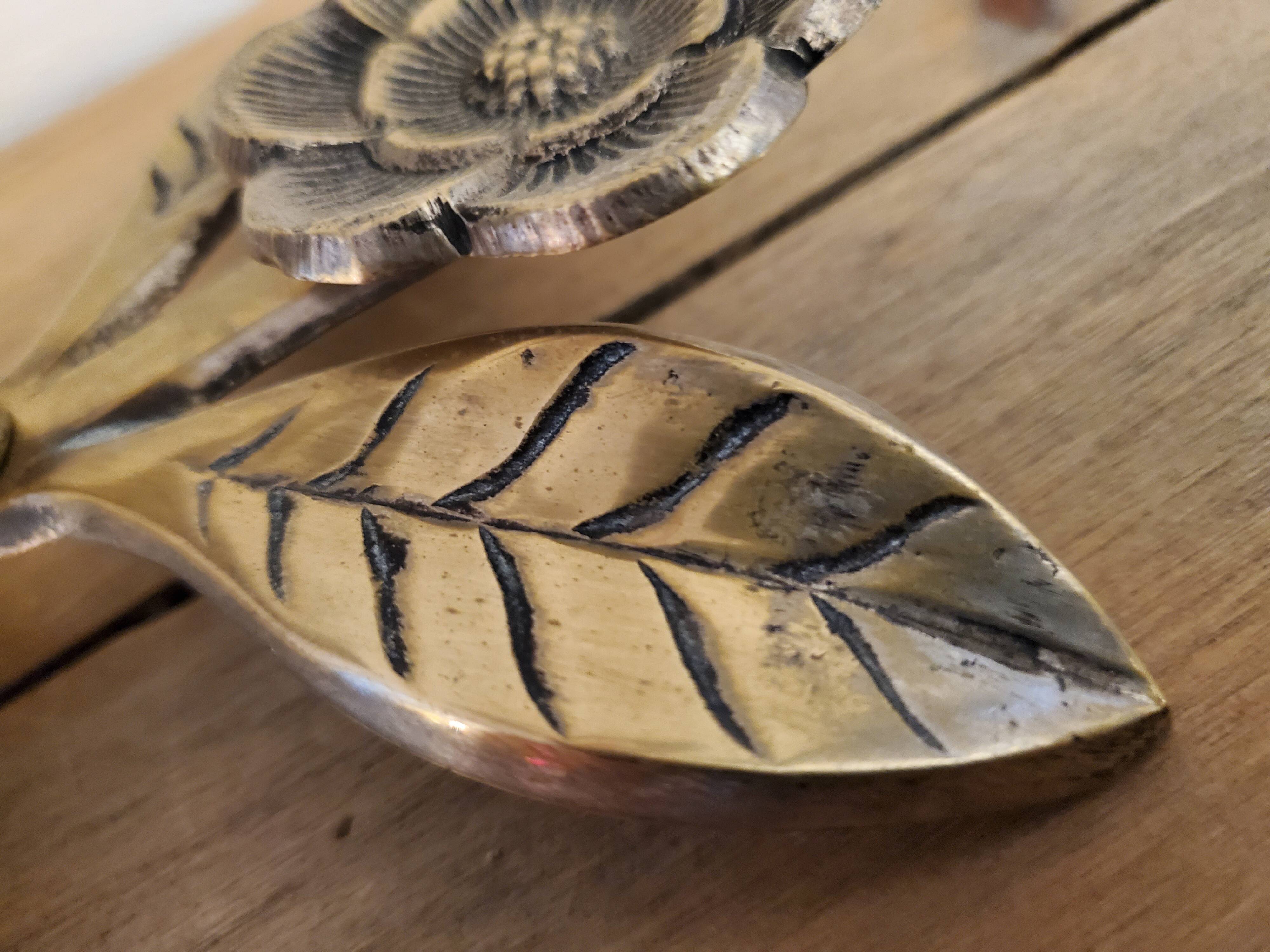 Brass candle holder