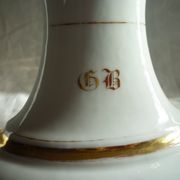 Large porcelain basket from the Napoleon III era