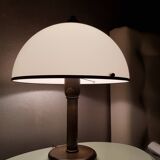 White mushroom table lamp 1970s space age