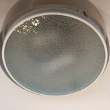 Glass and aluminum ceiling lamp, 1960