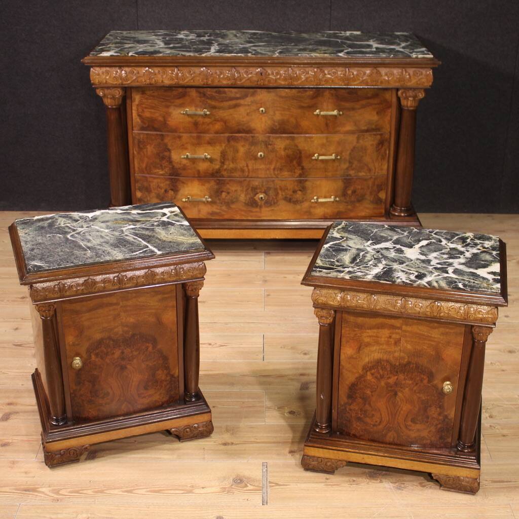 paire de tables de chevet italiennes des années 60