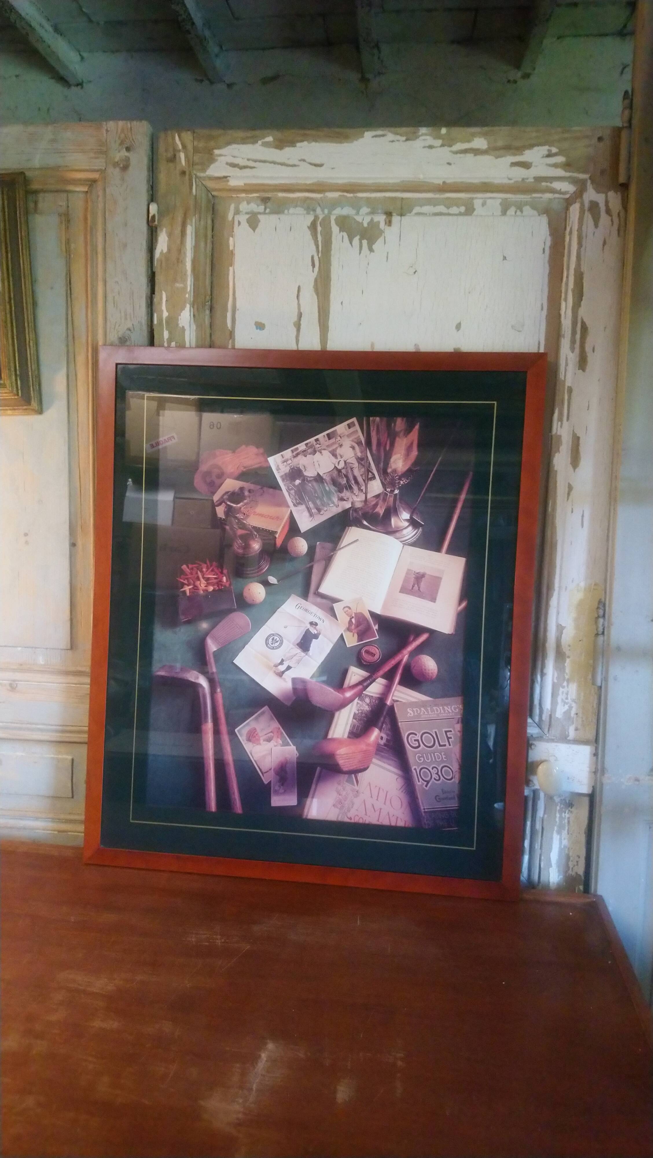 Golf I frame, art print on paper by "Mr. Harrison"