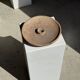 Artisanal dish in ancient Indonesian terracotta D24 H5
