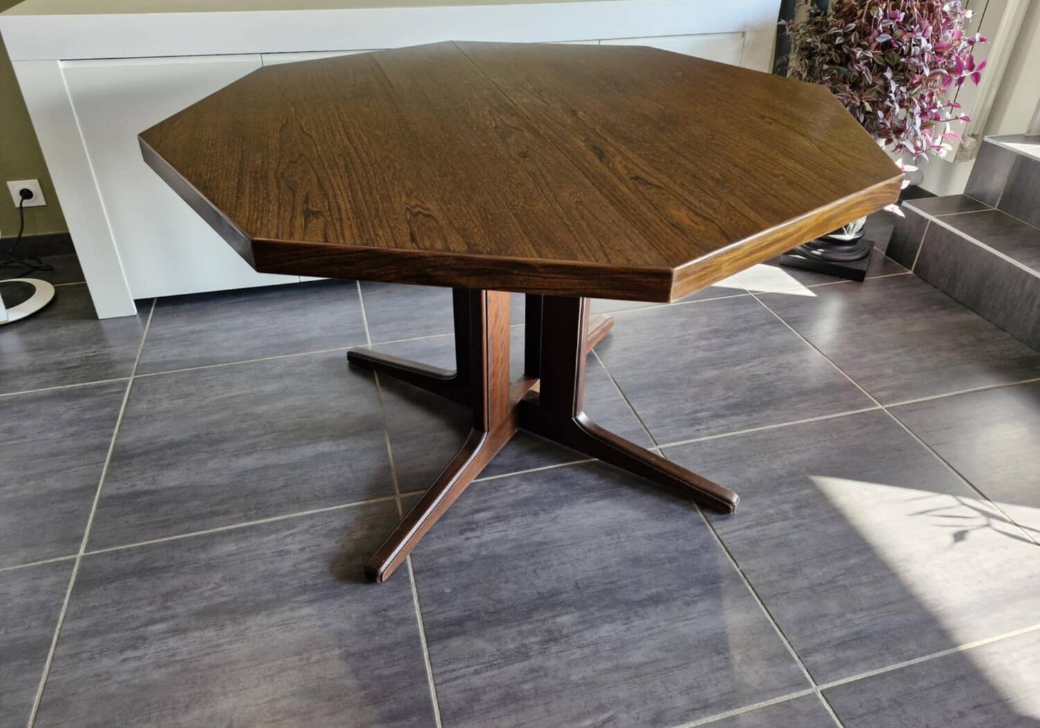 Vintage Monopoly Extendable Table, 1970s