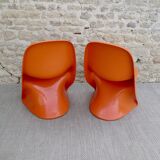 Pair of Casolino children's chairs from the 70s