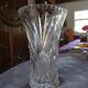 Vase en verre taillé