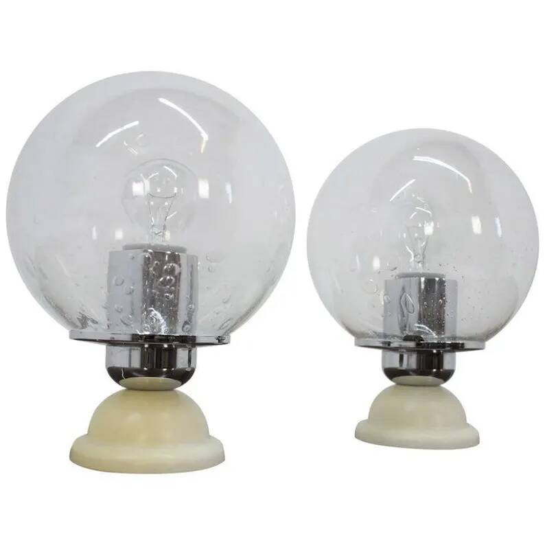 Pair of Midcentury Table Lamps, 1980s