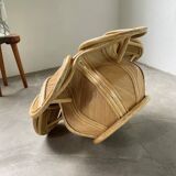 Vivai del sud “flower” rattan coffee table