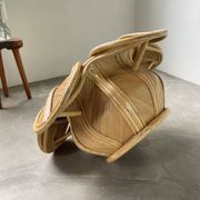 Vivai del sud “flower” rattan coffee table