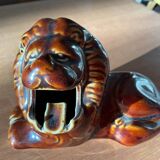 Vintage lion ashtray