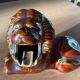 Vintage lion ashtray